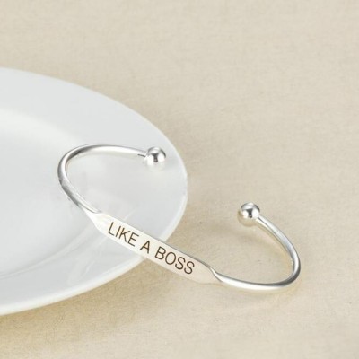 Like a Boss Cuff Bracelet Lady Boss Bangle Boss Jewelry Cuff Bracelet